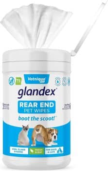 glandex anal gland pet wipes